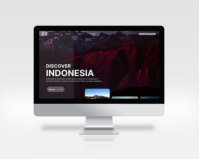 "Discover Indonesia" design figma graphic design typography website