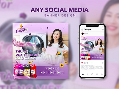 Washing Liquid | Social Media banner graphic design social media washing liquid