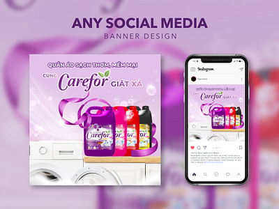 Washing Liquid | Social Media Design banner graphic design social media