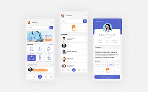 Medical App Design by Elham Esmaeili on Dribbble