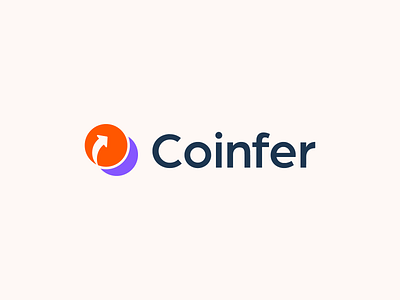 Coinfer Logo Design blockchain blockchain logo branding coin crypto currency crypto logo cryptocurrency decentralized defi exchange fintech investment logo nft logo pay payments space technology token wallet