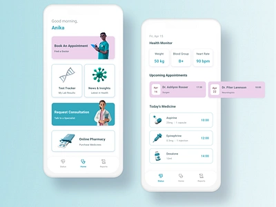 MedEase - Healthcare & Medication Mobile App 3d app application capsule design doctor dr drugs health healthcare healthcare app hospital medical medical app medication medication tracking app meedicine pharmacy pills reminder