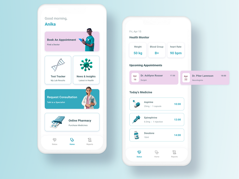 Medication Tracking App designs, themes, templates and downloadable