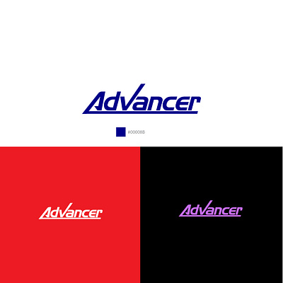 Advancer logo branding design graphic design illustration logo logodesign logos typography vector