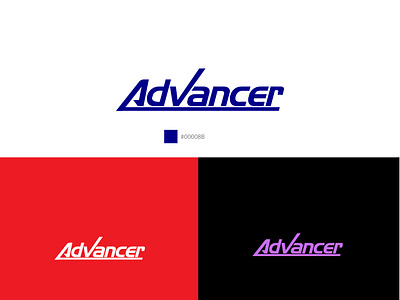 Advancer logo branding design graphic design illustration logo logodesign logos typography vector