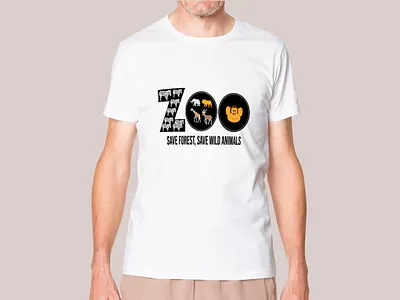 Zoo T-shirt custom t shirt design design illustration t shirt design typography t shirt vintage t shirt