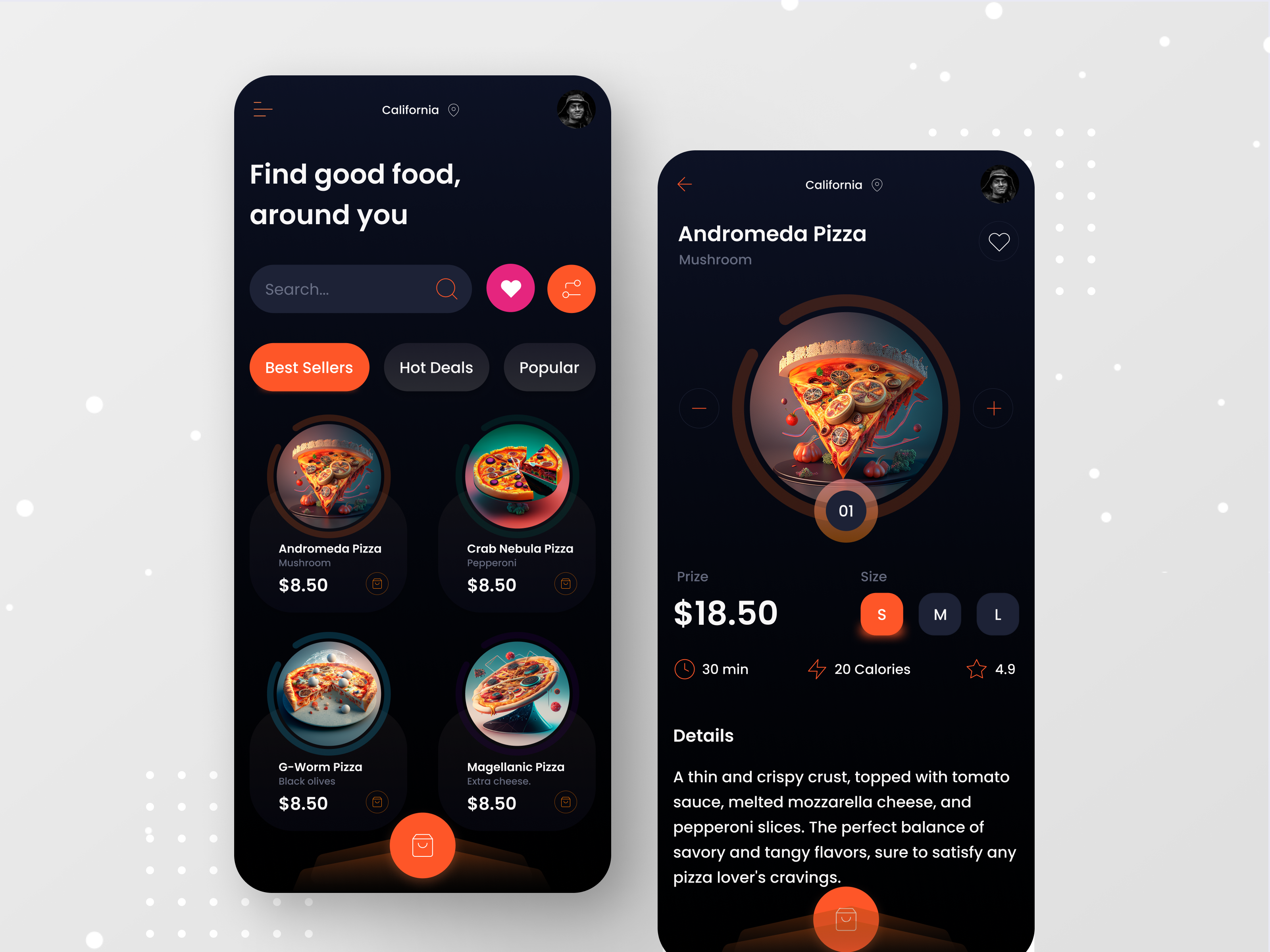Food Ordering App Design! Hope you guys like it 😊