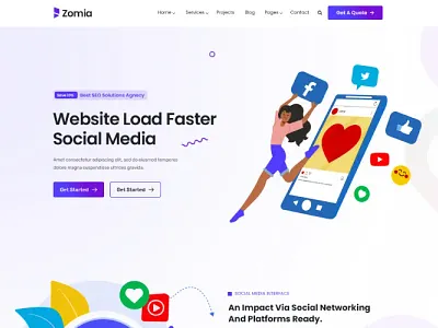 Social Marketing HTML5 Template