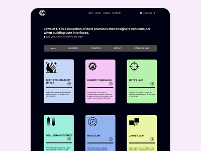 Laws of ux page redesign home page lawsofux ui ux