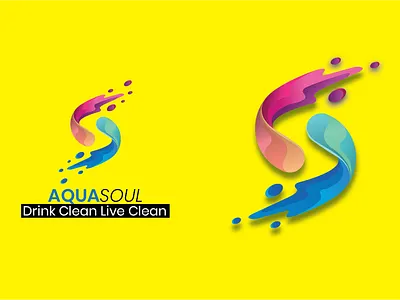 AquaSoul Logo Design - Brand Identity - Stationary Design brand design brand guidline brand identity branding graphic design minimal logo minimalist logo monogram logo stationary design