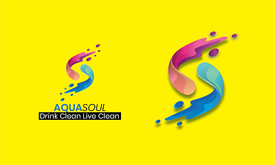 AquaSoul Logo Design - Brand Identity - Stationary Design brand design brand guidline brand identity branding graphic design minimal logo minimalist logo monogram logo stationary design