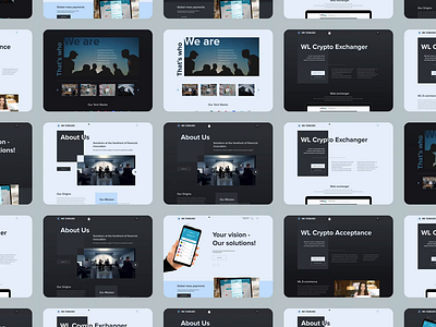 Company page animation banking branding com crypto design graphic design payment ui ux