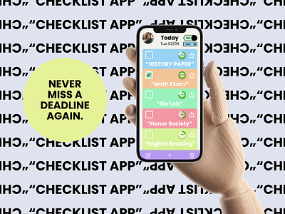 "Checklist App" Concept animation app checklist concept design graphic design mock up product design project prototype ui ux