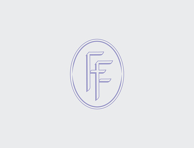 Emblem design for Faura Cologne branding design emblem graphic design logo monogram typography vector
