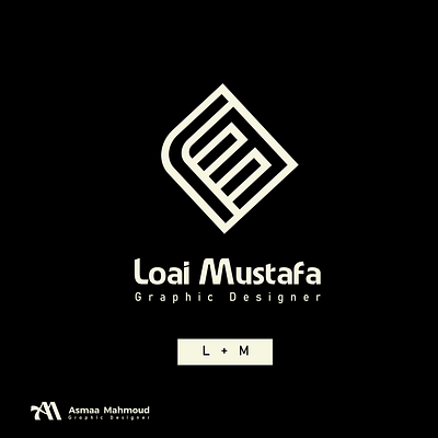 Option1: L + M logo branding calligraphy logo design font illustration illustrator logo typography ui vector