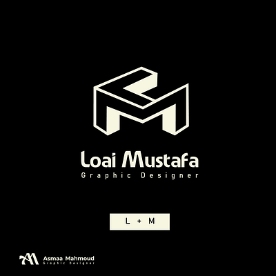 Option3: L + M logo branding calligraphy logo design font illustration illustrator logo typography ui vector