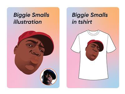 Biggie Smalls illustration | Biggie Smalls animation biggie smalls branding design graphic design illustration logo motion graphics t shirt tshirt ui ux vector