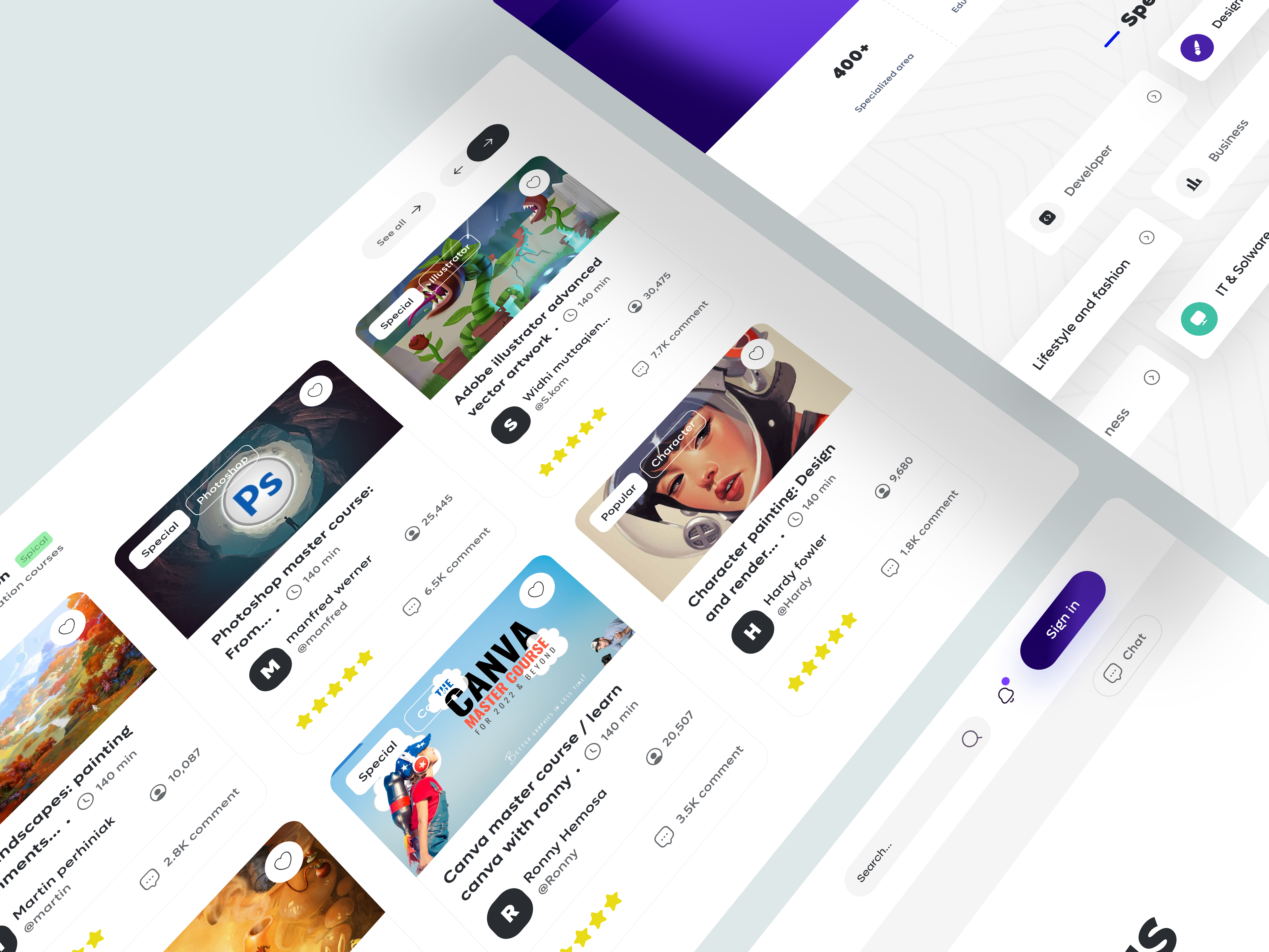 Education Platform Design clean courses dashboard dashboard design edu tech education homepage illustration landing page learning minimal platform product saas startup student study teacher ui ux webdesign