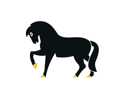 The Horse animal barnding design emblem farm flat horse icon identity illustration logo logodesign mark modern sport stallion steed symbol unique vector