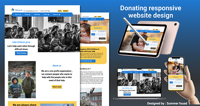 Donation website design