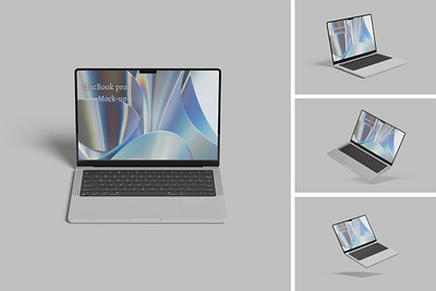 MacBook Pro Mockup 14 3d app branding design graphic design logo mockup ui