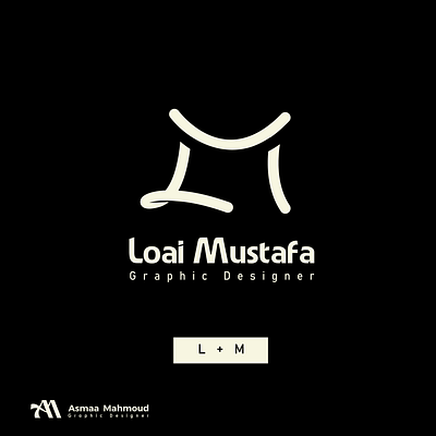 Option5: L + M logo branding calligraphy logo design font illustration illustrator logo typography ui vector