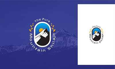 The Pure Mountain Shilajit | Logo Design | Brand Design brand design brand identity branding design graphic design illustration logo minimal logo modern logo monogram logo stationary design