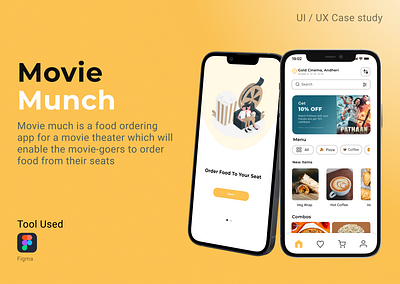 Food Ordering app for a movie theater