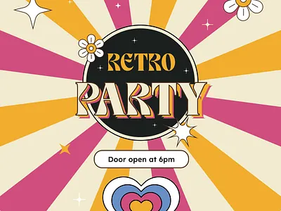 Build 1.0 - Day 17 70s build posterdesign retro vintage