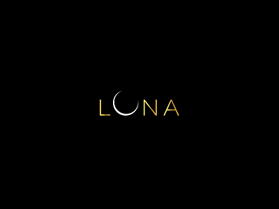 Luna | Minimal Wordmark Logo branding creative logo logo luxurious logo minimal logo wordmark logo