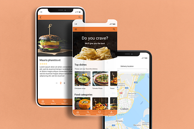 Food Delivery App app design food ui uidesign ux uxui