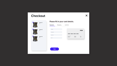 002 Credit Card Checkout dailyui graphic design ui