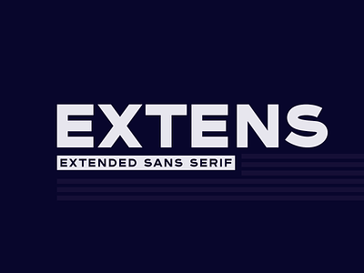 Extens-Extended Bold Sans Serif Font extended font extens font sans serif