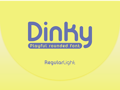 Dinky-Modern Rounded Font clean font cute font font round font round typeface rounded sans