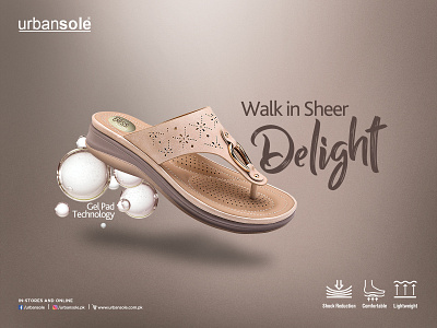 Walk in Sheer Delight- Shoes Campaign branding design graphic design minimal shoes typography