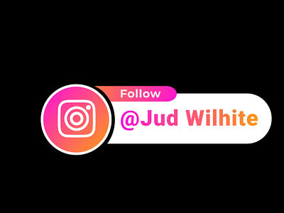Instagram lower third animation animation design follow follow me follower instagram lower thirds reminder social media youtube
