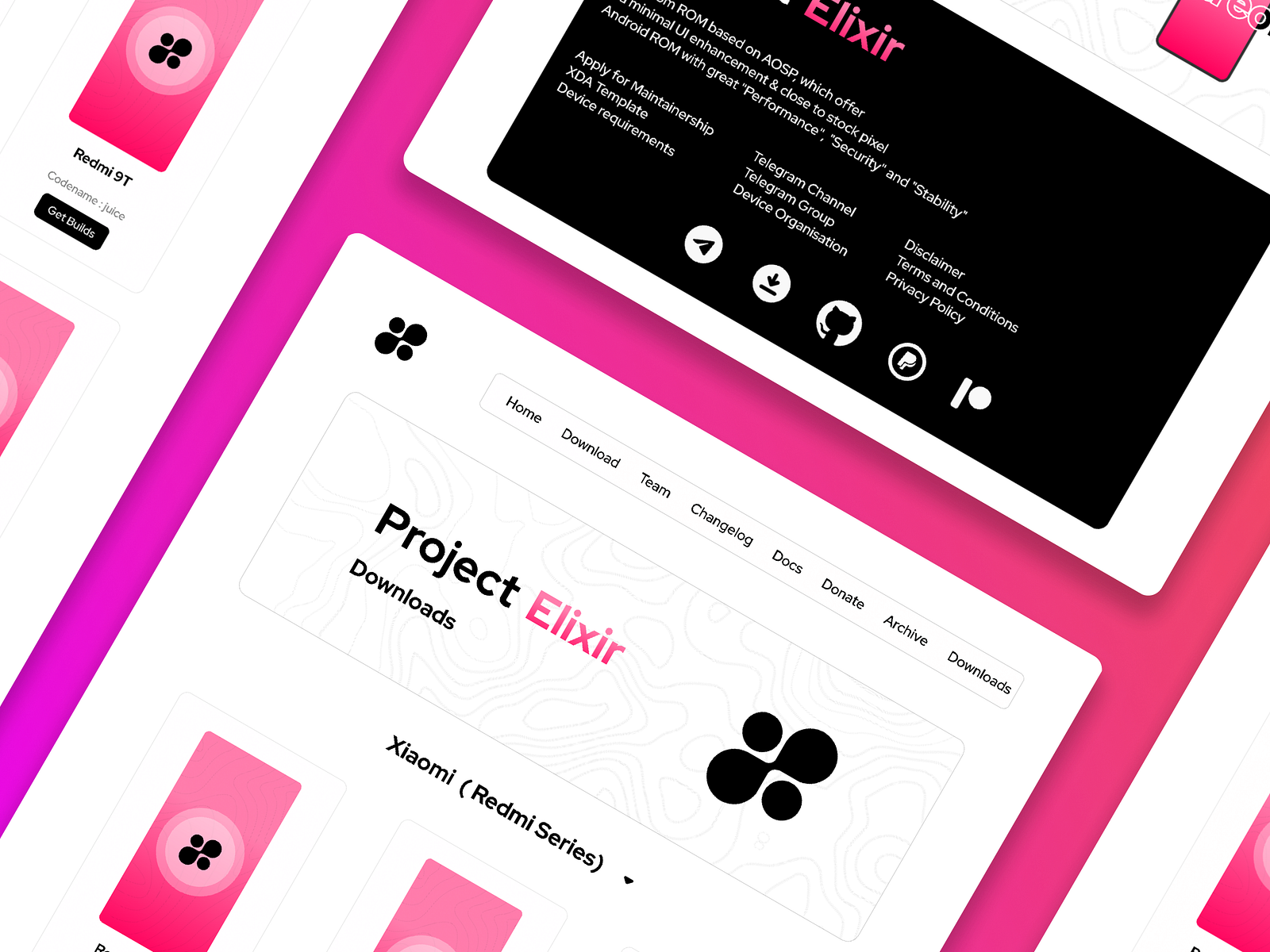 Website UI Design - Project Elixir by Romeet Chatterjee on Dribbble