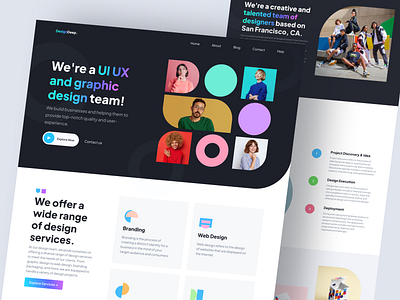 UI UX Agency Landing Page Design agency agency growth agency studio agency website business comapny corporate agency creative agency design agency digital agency landing page ui minimal web template ui design ui ux ui ux agency webpage website ui