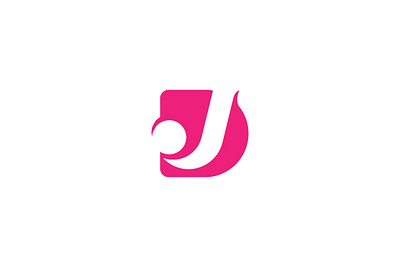 Stylish Letters Dj Or Jd Logo abstract branding conceptual creative design disco entertainment game icon letters dj logo modern pink rock band simple stylish logo unique ux