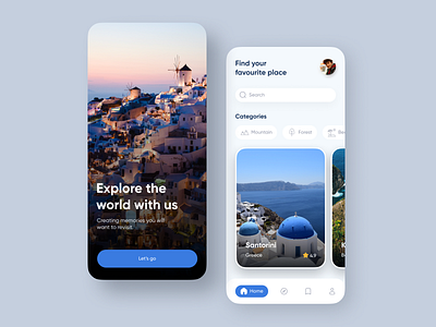 Travel app 2023 adventure app athens clean design destination figma functional greece minimal mobile app tourism travel service traveler traveling trend trip ui ux