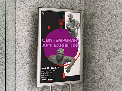 Сontemporary art exhibition poster design figma graphic design typography ui web выставка искусство плакат современное искусство фотошоп