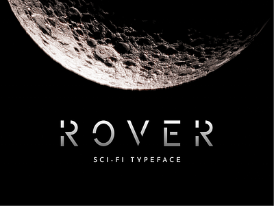 Rover-Futuristic Sci-fi Font abstract font font futuristic font futuristic typeface modern font