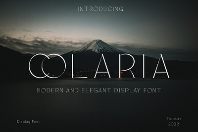 Colaria Typeface branding design elegant font graphic design landing page logo modern