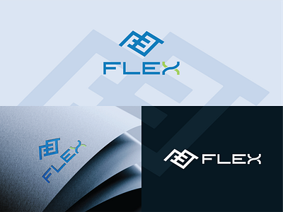 Modern and Tech-Forward Logo for FLEX abstract brand identity branding corporate logo customization design flexibility graphic design growth oriented illustration logo monogram positive and negative space reliable sleek sophisticated tech forward ui ux vector