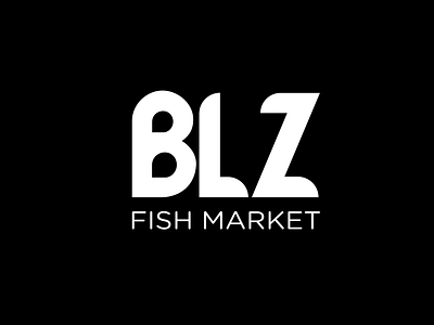 BLZ Fish Market logo design app branding design fish fishlogo fishmarket graphic design illustration logo logodesign motion graphics typography ui ux vector