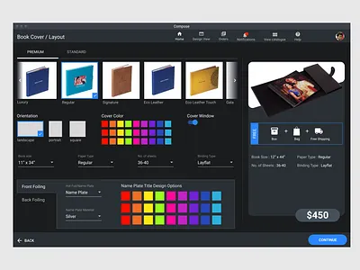 Photobook Mac App app design typography ui ux