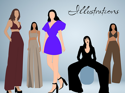 Women Fashion Illustrations design fashion graphic design illustration vector women