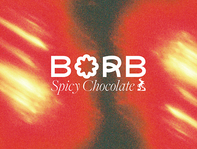 Borb spicy chocolate acid aciddesign art borb branding chocolate edgy edgydesign font gradient logo picture spicy zrix