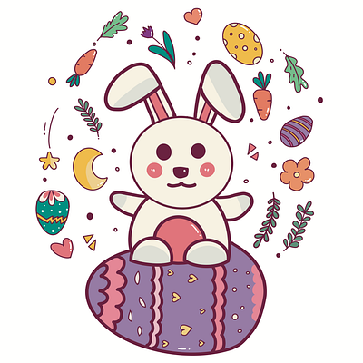 Collection Easter Day in Redbubble and Creative Fabrica 3d animation app branding design easter easter day easter egg graphic design illustration logo motion graphics ui ux vector