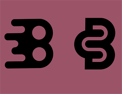 B LETTER MONOGRAM logo design logo maker monogram